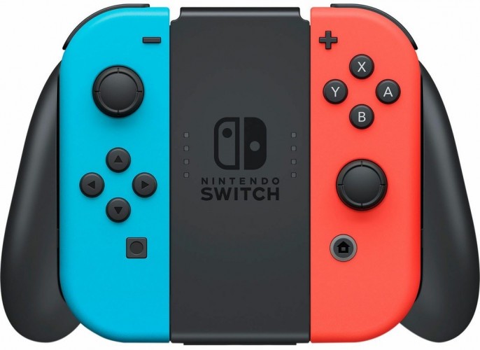 Игровая приставка Nintendo Switch неоновый синий/неоновый красный