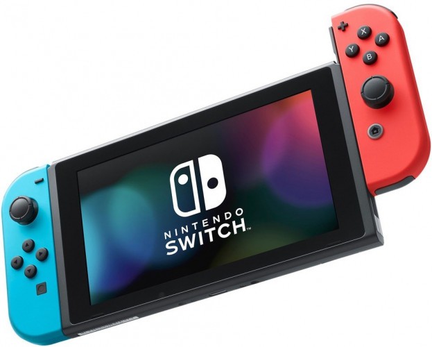 Игровая приставка Nintendo Switch неоновый синий/неоновый красный