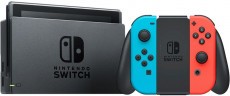 Игровая приставка Nintendo Switch неоновый синий/неоновый красный