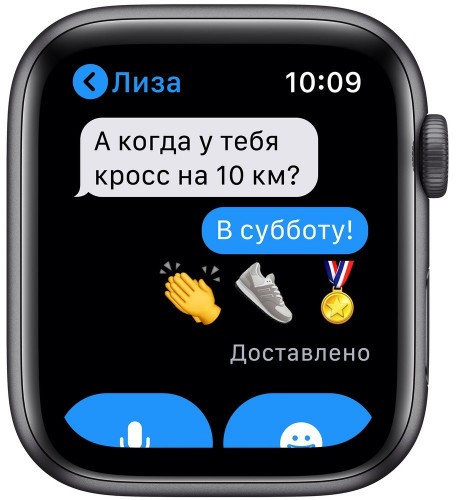 Смарт-часы Apple Watch SE 40mm Space Gray Aluminum Case with Black Sport Band (MYDP2RU/A)