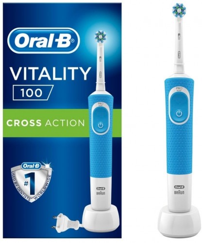 Электрическая зубная щетка Oral-B D100.413.1, голубой