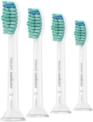 Набор насадок Philips Sonicare ProResults HX6014/07 для звуковой щетки, белый, 4 шт