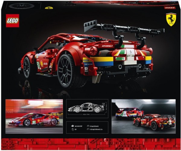 Конструктор LEGO Technic 42125 Ferrari 488 GTE "AF Corse #51"