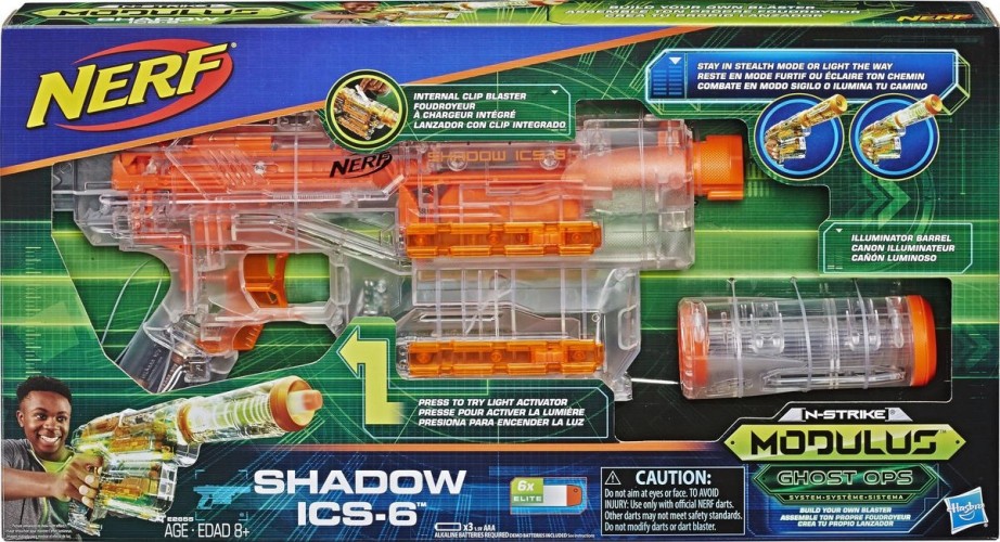 Бластер Nerf N-Strike Modulus Shadow ICS-6 (E2655)