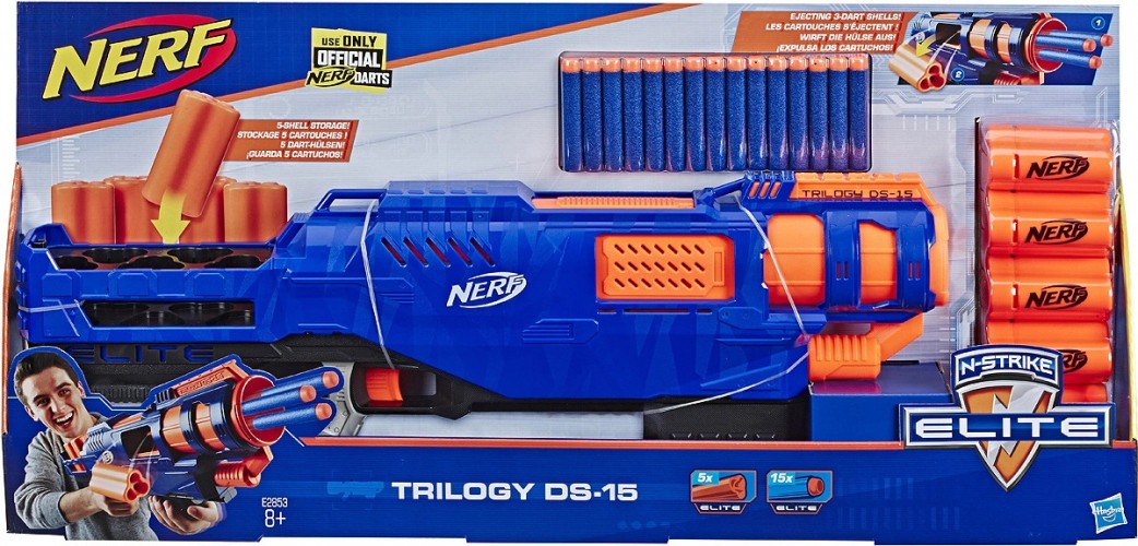 Бластер Nerf Элит Трилоджи DS-15 (E2853)