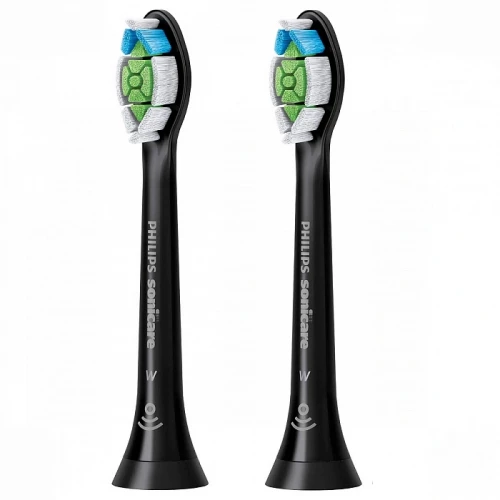 Набор насадок Philips HX6062/13 для звуковой щетки, черный, 2 шт