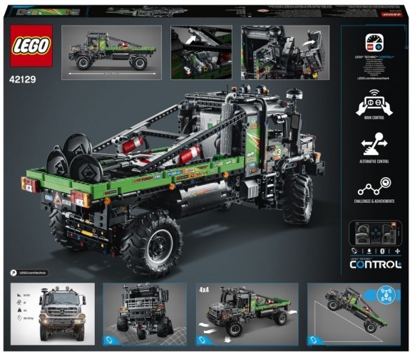 Конструктор LEGO Technic 42129 Полноприводный грузовик-внедорожник Mercedes-Benz Zetros