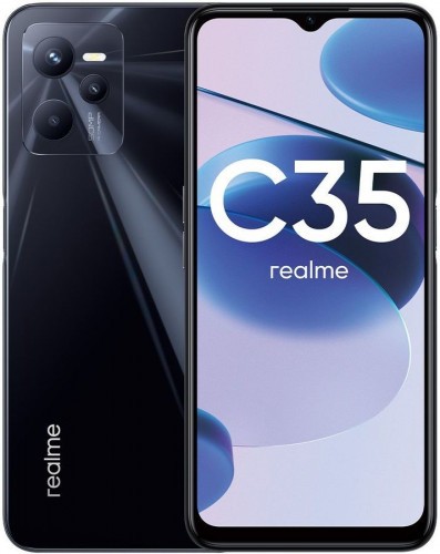 Смартфон realme C35 4/64 ГБ, черный