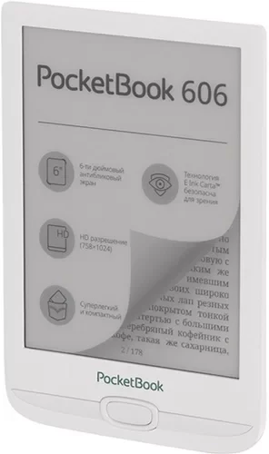 Электронная книга PocketBook 606 White