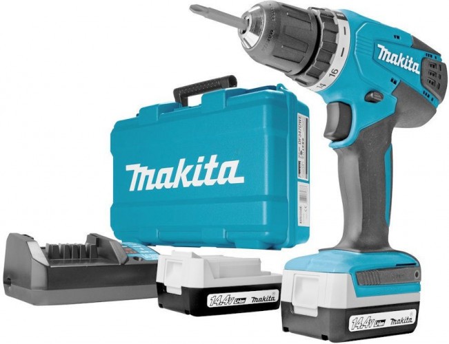 Аккумуляторная дрель-шуруповерт Makita DF347DWE